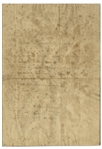 King Charles XIV John of Sweden Letter Signed as General During the Napoleonic Wars -- In 1797, He Writes French General Baraguey d'Hilliers That He Can't Afford to Give His Soldiers New Uniforms